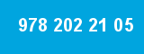 978 202 21 05